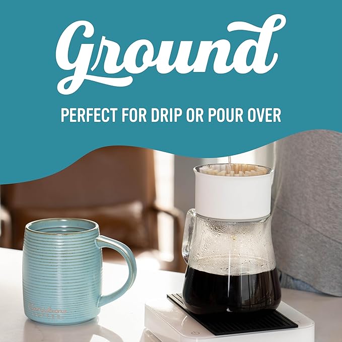 Caribou Coffee, Flavored Ground Coffee, 100% Arabica Coffee - Vanilla Hazelnut Dreamstate 66 Ounces (6 Bags of 11 Ounces)