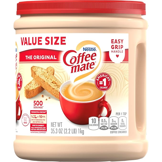 COFFEE MATE The Original Powder Coffee Creamer 35.3 Oz. Canister Non-dairy, Lactose Free, Gluten Free Creamer (Pack of 3)