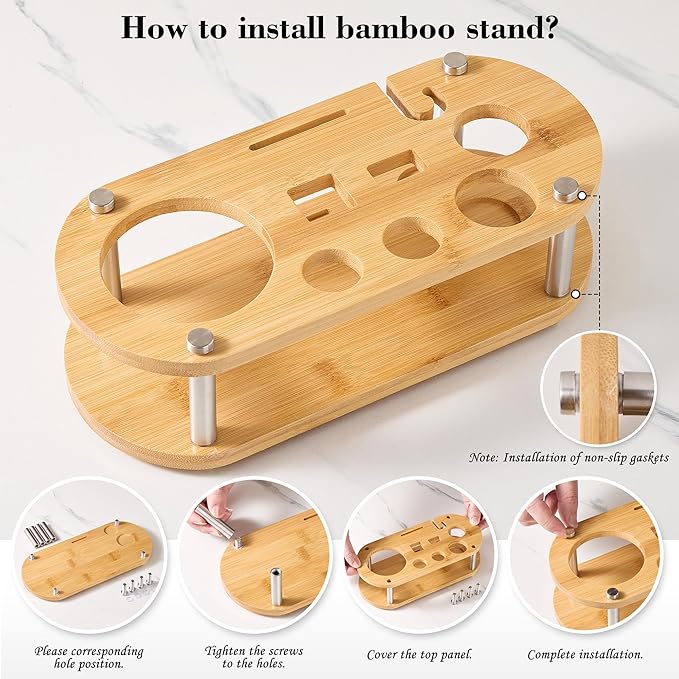 Cocktail Shaker Set Bartender Kit - 11 Pcs Bar Tool Set with Bamboo Stand & All Bar Accessories: Martini Shaker, Strainer,Jigger, Muddler, Mixer Spoon Barware Kit, for Bar, Home Lounge & Party(Gold)