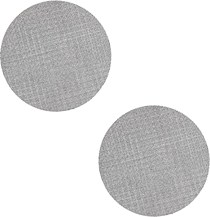 2Pcs 58mm Espresso Puck Screen, Stainless Steel 1mm Thickness Reusable Coffee Filter Mesh Plate for Espresso Portafilter Filter Basket