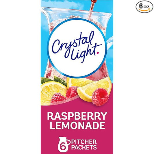 Crystal Light Raspberry Lemonade Drink Mix (6 Pitcher Packets)