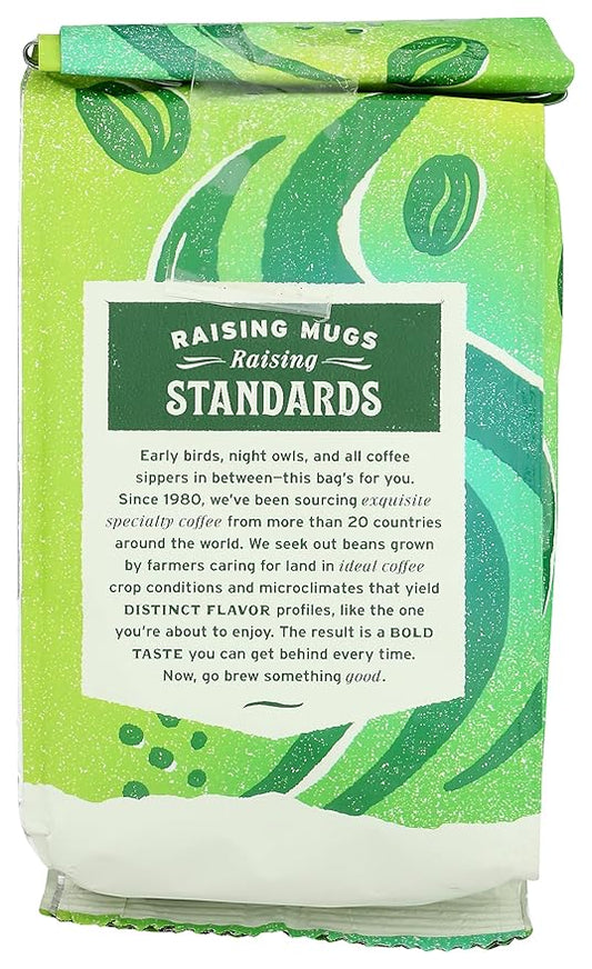 Whole Foods Market, Organic Sierra Blend Ground Coffee, Medium-Dark Roast, Dark Chocolate & Caramel, 12 Ounce