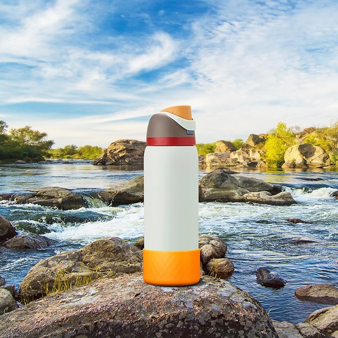 Silicone Boot for Owala Water Bottle 24 oz 32 oz 40 oz, Anti-Slip Protective Sleeve for FreeSip/Twist/Flip Stainless Steel Water Bottles Accessories