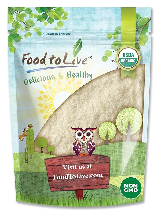 Food to Live Organic Lime Powder, 1 Pound Non-GMO, Unsulfured, Made from Raw Dried Citrus Fruit, Vegan, Bulk, Great for Baking, Juices, Smoothies, Yogurts, Contains Maltodextrin, No Sulphites