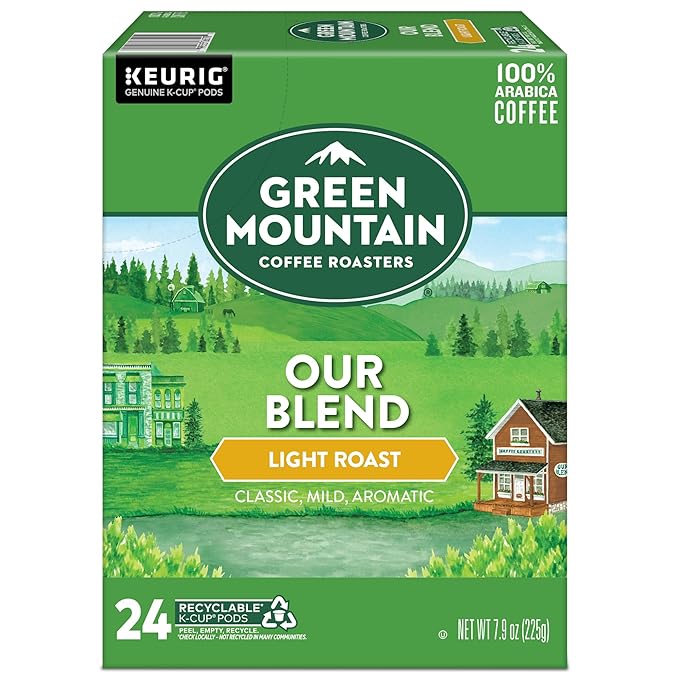 Green Mountain Coffee Roasters Our Blend Keurig Single-Serve K-Cup Pods, Light Roast, 96 Count