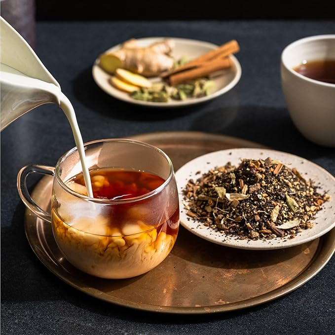 Rishi Tea Masala Chai Tea - Organic Sachet Tea Bags, Assam Black Tea Blend with Whole Spices, Energizing & Caffeinated - 15 Count (Pack of 6)