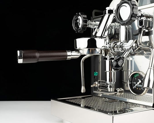 LILQ 58mm Bottomless Naked 2 Ears Portafilter | Compatible with E61 Machines | Stable Handle (Blackwood Fusion, 58mm For E61)