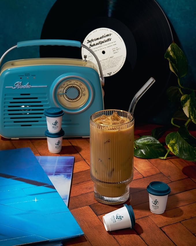 COZY INDIGO COFFEE - BEATS Cold Brew Light Medium Roast Instant Freeze Dried Specialty Coffee, 24 Capsules, 100% Arabica Beans, Dissolves Instantly, Enjoy Cold or Hot, Perfect for Travel and On The Go