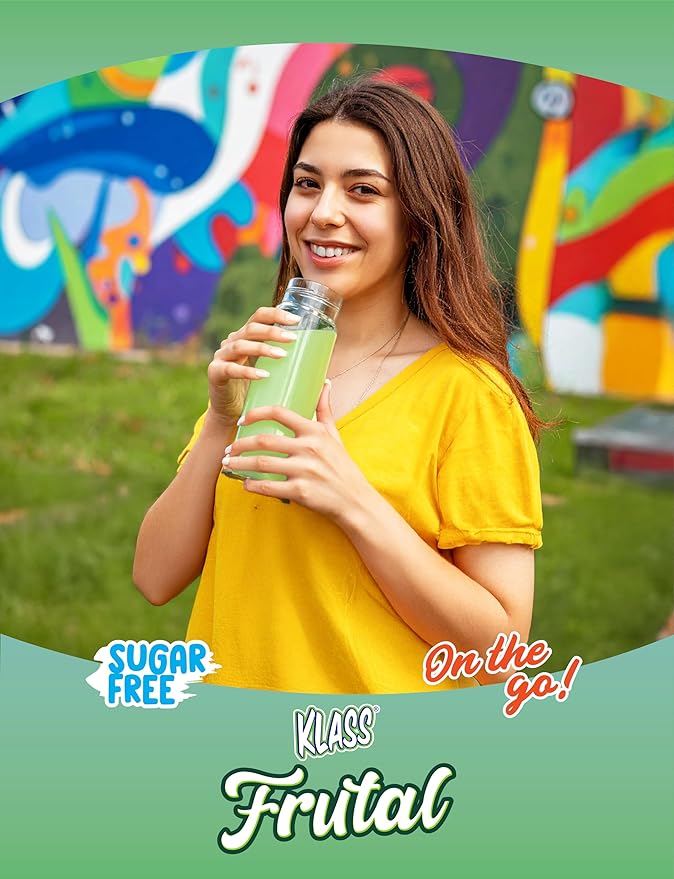 Árbol Frutal On-The-Go! | Powdered Drink Mix – Green Apple Flavor, Sugar Free – 30 Stick Packs