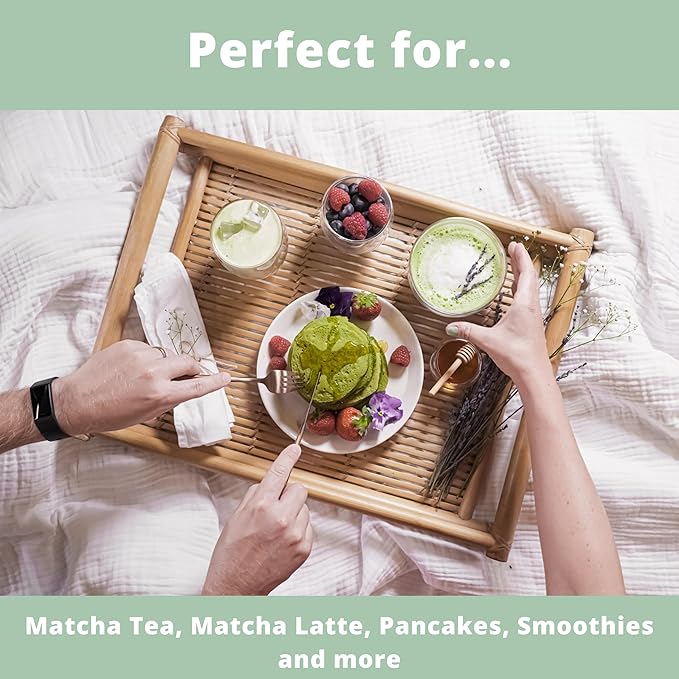 "Matcha Tea Powder, Authentic Japanese Unsweetened Pure Matcha, Premium Grade from Kagoshima Volcanic Soil, Green Tea Powder 1.06oz (30g)"