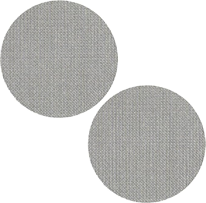 2-Pack Espresso Puck Screen, 51mm Stainless Steel Filter Screen, 1.7mm Thickness 150 Micron Reusable Accessories Espresso Filter for Portafilter Basket