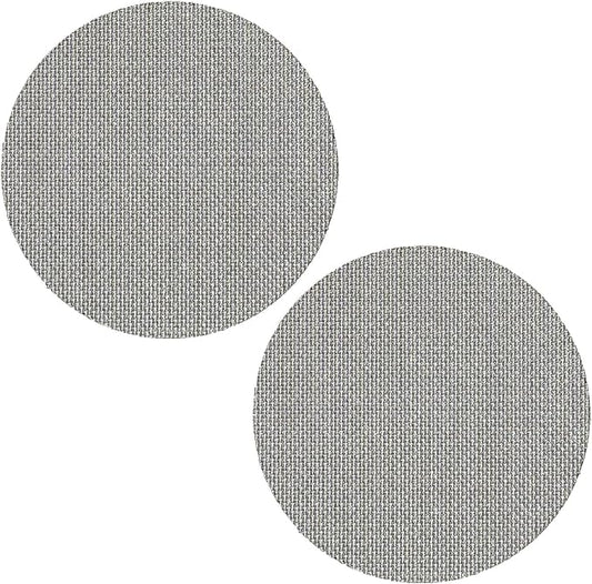 2-Pack Espresso Puck Screen, 51mm Stainless Steel Filter Screen, 1.7mm Thickness 150 Micron Reusable Accessories Espresso Filter for Portafilter Basket