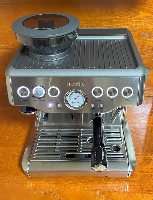 54mm Double Spout Portafilter - Compatible with Breville Barista Express, Bambino, Infuser, Duo Espresso Machines - Double Shot Filter Basket - Plastic