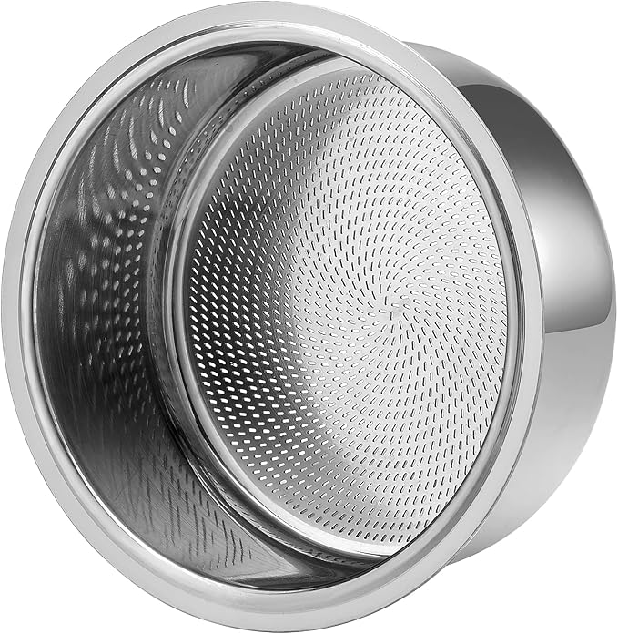 Normcore 51mm Precision High Extraction Filter, Portafilter Basket Coffee Filter, 18g Bottomless Portafilter, Fits 18 Gram Coffee For 51mm Espresso Machines, 304 Stainless Steel