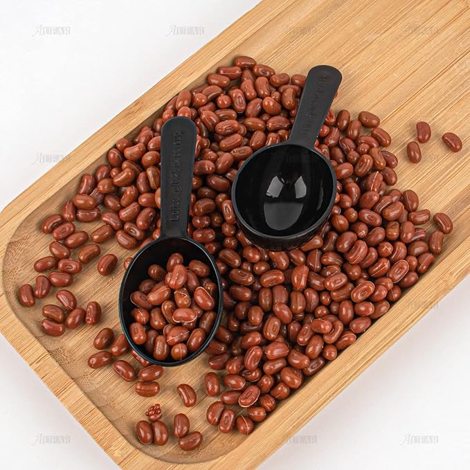 AUEAR, 5 Pack Tablespoon Coffee Scoop Plastic Measuring for Milk Powder Fruit Seed Spices