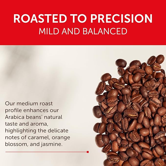 illy Whole Bean Coffee, Classico Medium Roast, 100% Arabica, Premium Italian Coffee, Ideal for Espresso, Drip, Moka and French Press Brewing, 8.8oz, 12 Pack