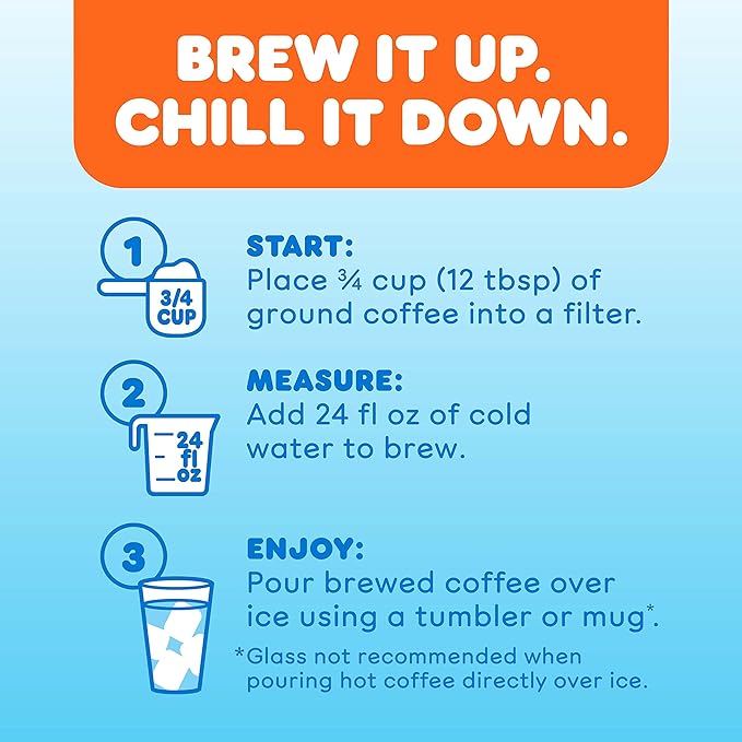 Dunkin' Cold Caramel Flavored Ground Coffee, 10 Ounce (Pack of 6)