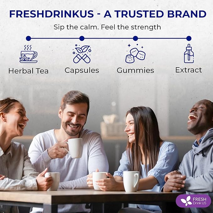 FreshDrinkUS, Premium Liver Detox Tea Bags | 135 Count | Eco-Conscious Corn Fiber Tea Bags | Ayurvedic Stomach Relief & Liver Support | Vegan, Caffeine Free, Kosher