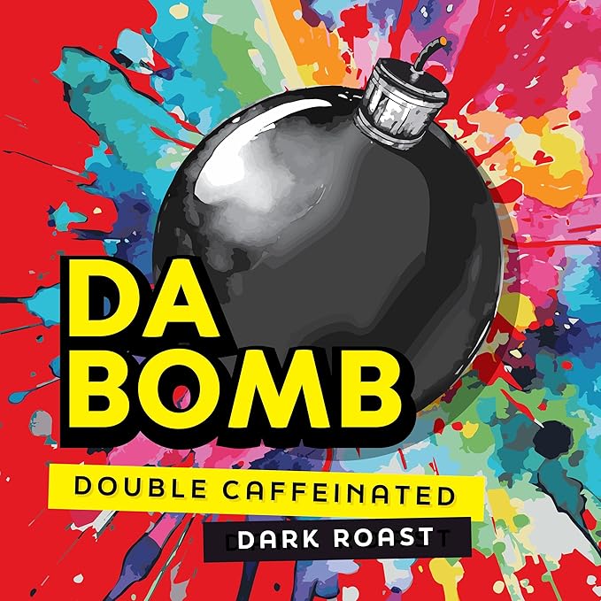 Java Factory Coffee Pods High Caffeine Coffee Compatible with K Cup Brewers Including 2.0,Da Bomb Extra Bold Double Caffeinated,80 Count (Pack of 2)