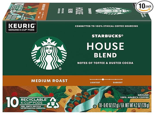 Starbucks House Blend, K-Cup for Keurig Brewers, 160 Count