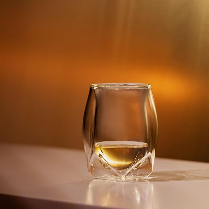 NORLAN WHISKY GLASS (Clear Single Glass with Polishing Cloth)