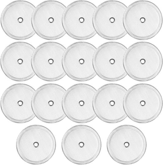 18 Pieces French Press Replacement Filters Mesh Filters Replacement 4 Inch Stainless Steel Replacement Screen for 1000 Ml, 34 Oz, 8 Cup French Press Coffee Makers and Tea Machines
