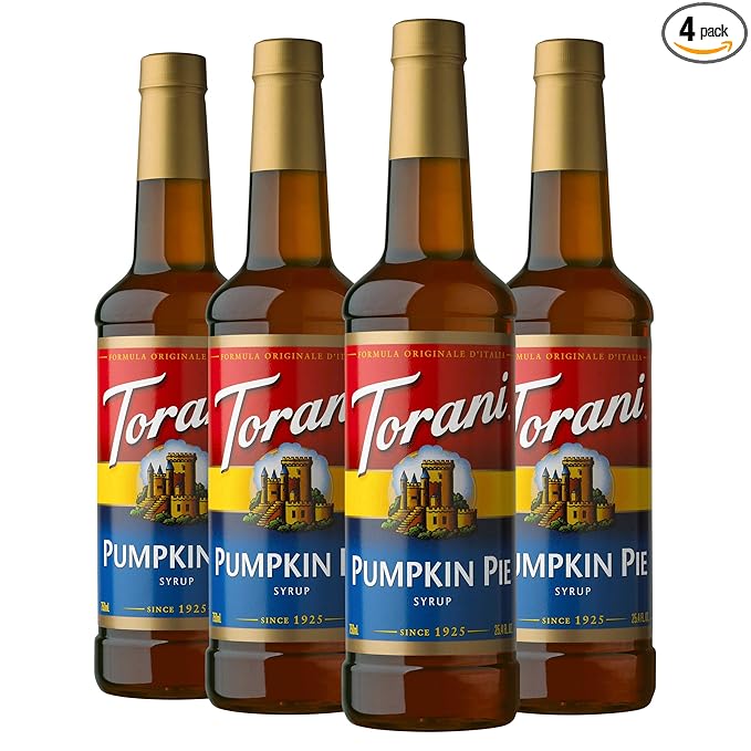 Torani Syrup, Pumpkin Pie, 25.4 Ounces (Pack of 4)