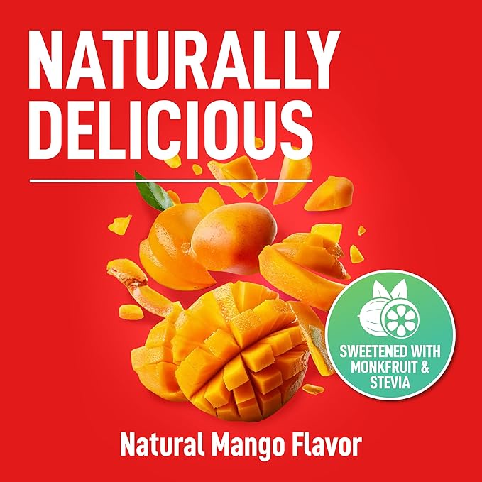 Keppi Electrolytes Powder Packets – Mango Flavor 30 Servings – No Sugar Hydration Supplement with Potassium, Magnesium, Sodium – Keto, Vegan, Fasting-Friendly, Zero Calorie Hydration Packets