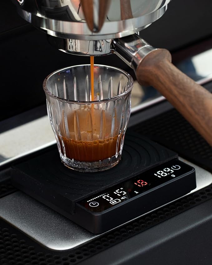 54 mm Espresso Accessories for Breville – Maple Handle Tamper, Espresso Organizer, Adjustable Distribution Tool, WDT Prep Device & Rechargeable Coffee Scale