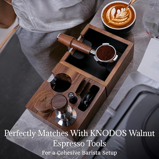 Bottomless Portafilter 54mm Walnut for Breville Barista Express, Pro, Touch, Bambino Plus | Premium Naked Portafilter | Fits BES870XL, BES878, BES880 | Includes 18–21g Filter Basket