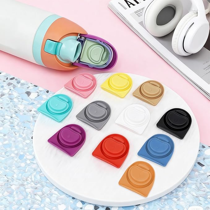 4PCS Replacement Silicone Rubber Seal for Owala FreeSip, Gasket Stopper Compatible with Owala Water Bottle Lid Parts 16/19/24/32/40oz, Leakproof, BPA-Free, Gasket Only