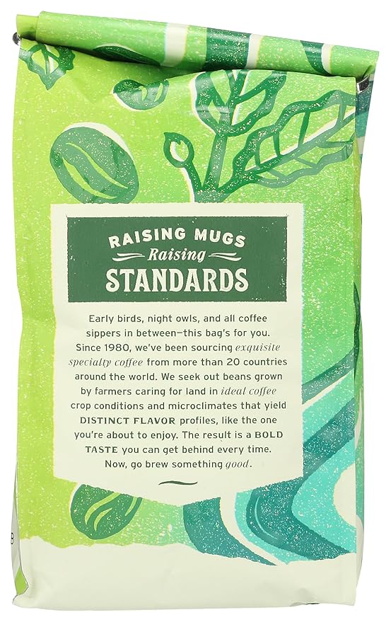 Whole Foods Market, Organic Early Bird Blend, Medium Roast Whole Bean Coffee, Cocoa & Roasted Nuts, 12 Ounce