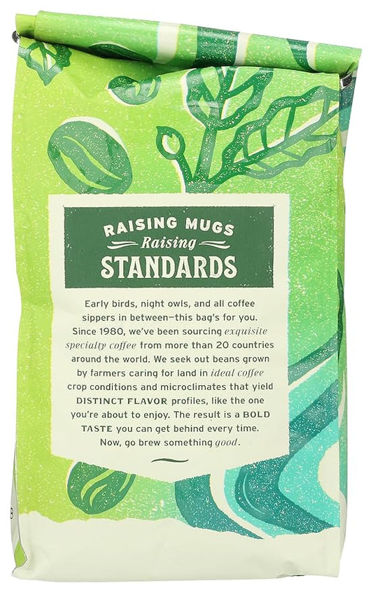 Whole Foods Market, Organic Early Bird Blend, Medium Roast Whole Bean Coffee, Cocoa & Roasted Nuts, 12 Ounce