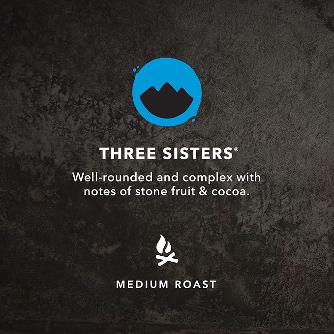 Kicking Horse Coffee, Three Sisters, Medium Roast, Whole Bean, 10 Oz - Certified Organic, Fairtrade,10 Ounce (Pack of 6)