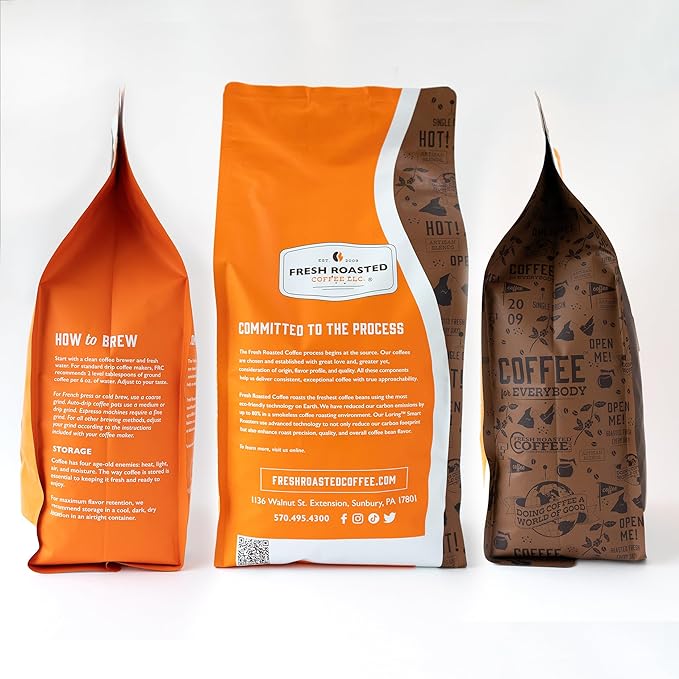 Fresh Roasted Coffee, 100% Costa Rican Tarrazu, 5 lb (80 oz), Medium Roast, Kosher, Whole Bean