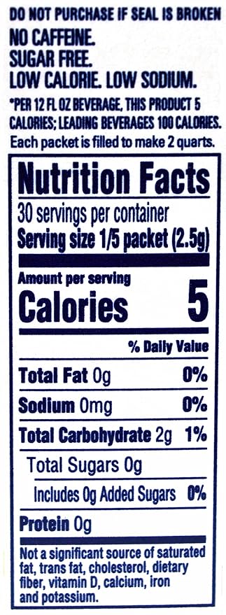 Crystal Light Crystal Light, Drink Mix Strawberry Orange Banana, 2.4 Ounce, 2.4 OZ