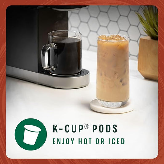 Starbucks K-Cup Coffee Pods, Smoked Butterscotch Flavored Coffee for Keurig Brewers, 100% Arabica, Limited Edition, 1 Box (10 Pods)