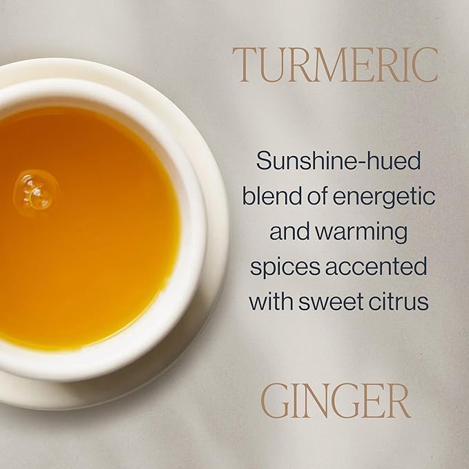 Rishi Tea Turmeric Ginger Herbal Tea - Organic Loose Leaf, Caffeine Free Blend with Spicy Ginger & Citrus, Hot or Iced - 16 Ounces (Pack of 1)