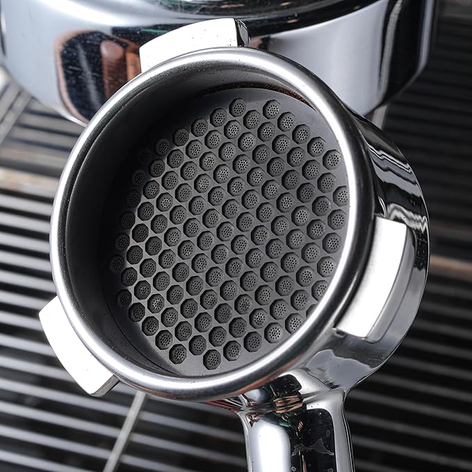 KNODOS 54mm Breville Portafilter Attachment Set Includes The Dosing Funnel and 3pcs Puck Screen, Complete Espresso Tool Kit - Grinder Trigger Portafilter Funnel, 54mm Puck Filter