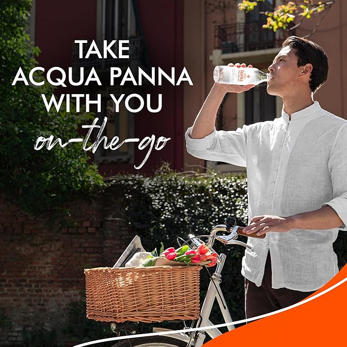 Acqua Panna Natural Spring Water, 16.9 Fl Oz (Pack of 15) Plastic Water Bottles