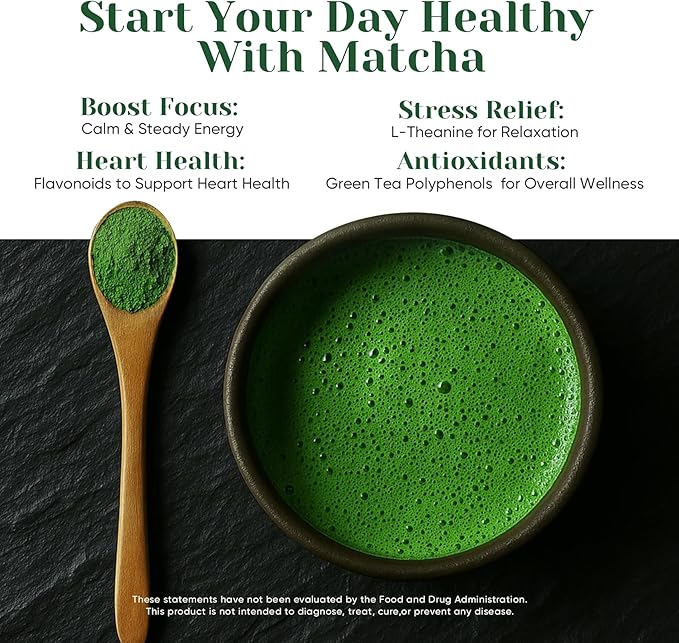 Venture Pal Superior Ceremonial Grade Matcha Powder, 100% Pure First Harvest Matcha Powder, Shade Grown Green Tea – Vegan, Gluten-Free, No Additives, Unsweetened (30g/1.06oz Tin)