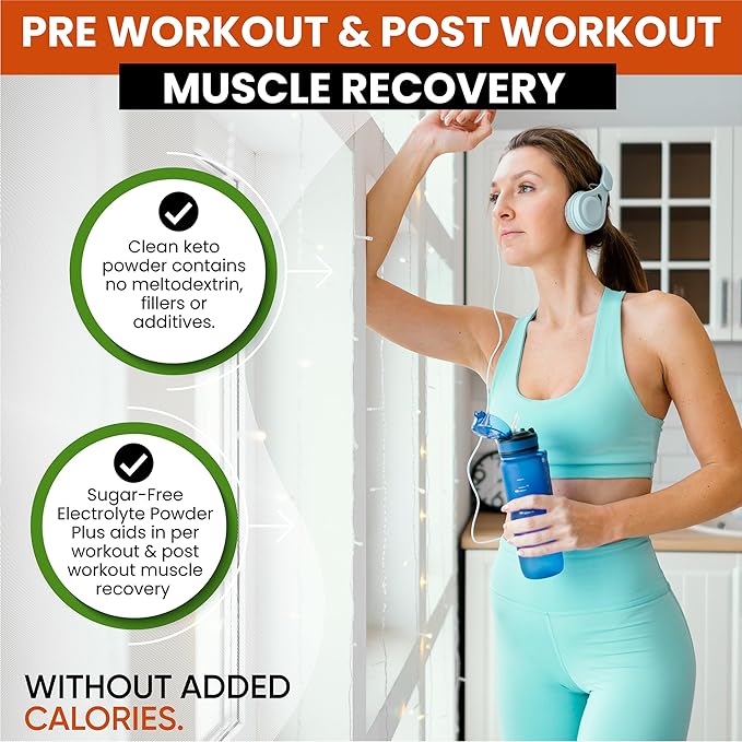 PowderVitamin Electrolytes Powder Plus (20 Servings) Black Tea Lemonade Electrolyte Powder Keto, Sugar Free, Pink Himalayan Salt,1000mg Potassium,120mg Calcium,120mg Magnesium, Hydration Powder