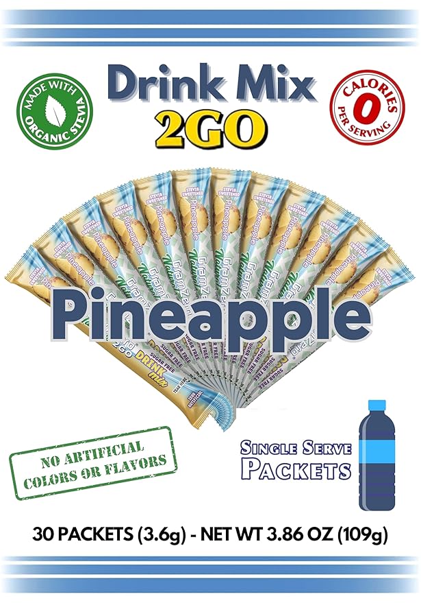 Drink Mix - 2GO (All NATURAL Pineapple)