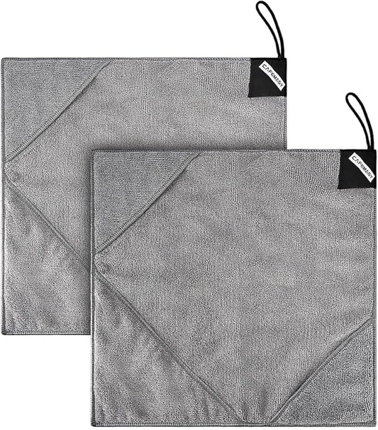 CAFEMASY Barista Espresso Cleaning Towel - Barista Towels Set for Coffee Bar Pack of 2pcs Coffee Machine Steam Wand Espresso Tools Portafilter Cleaning Cloth Rag