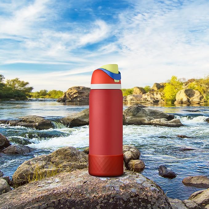 Silicone Boot for Owala Water Bottle 24 oz 32 oz 40 oz, Anti-Slip Protective Sleeve for FreeSip/Twist/Flip Stainless Steel Water Bottles Accessories