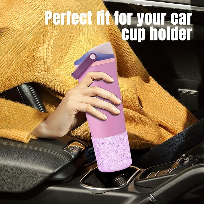 Silicone Higher Boot Compatible with Owala 30oz & 40oz FreeSip Sway Bottles & Tumblers, Large Protection Anti-Slip Bottom Cover Sleeve for Freesip Sway Tumbler and Bottle