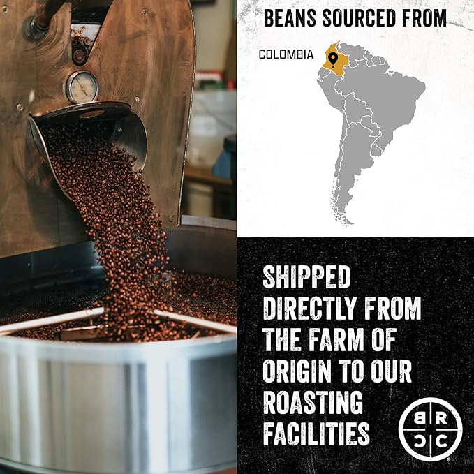 Black Rifle Coffee Company Beyond Black, 5 lb Bag, Ground Coffee Dark Roast - Roasted Blend Made from Arabica Beans - Colombian & Brazilian Beans - Veteran Founded & American Made