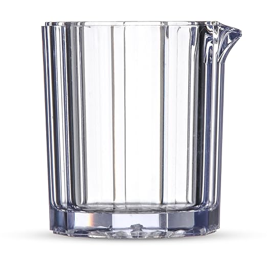 Carlisle FoodService Products 456007 Personal Plastic Portion Syrup and Creamer Pitcher, 2.1 oz, Clear