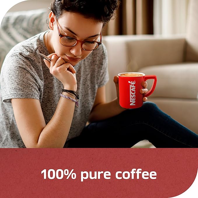 NESCAFÉ CLÁSICO Instant Coffee, Dark Roast Coffee, 1 Canister (14.1 Oz)