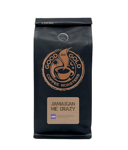 Good As Gold Coffee Roasters - Banana Nut Crunch Flavored Whole Bean Coffee, 12 Oz
